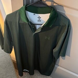 Under Armour Men's Dark Green Polo Shirt